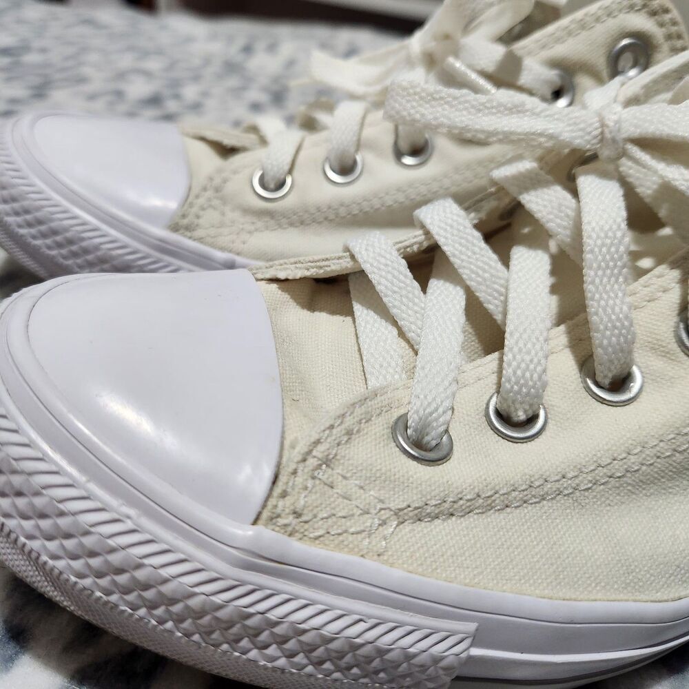Converse Chuck Taylor All Star Unizex Size 8 Men's/ 10 Women Low Ivory/white - Picture 12 of 13